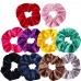 Set of 20-40 Lady Velvet Hair Scrunchies Elastic Scrunchy Bobble Ponytail Holder